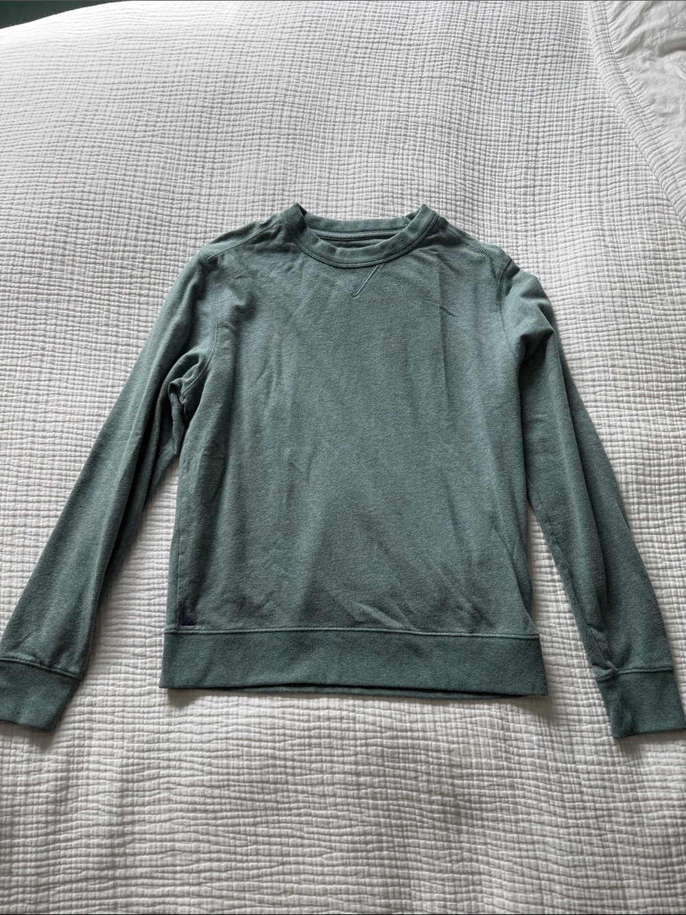 UNTUCKit Men's Crewneck Sweater in Sage Green